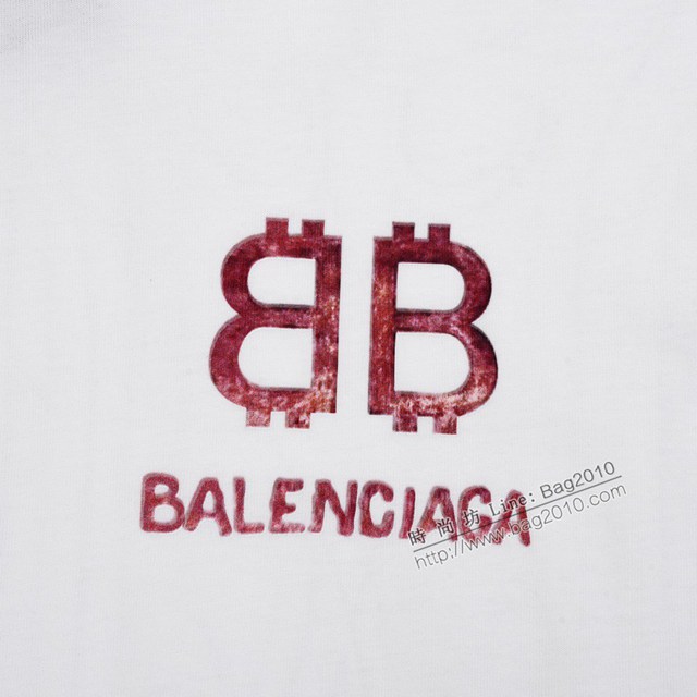 Balenciaga專櫃巴黎世家2023SS新款印花T恤 男女同款 tzy2825